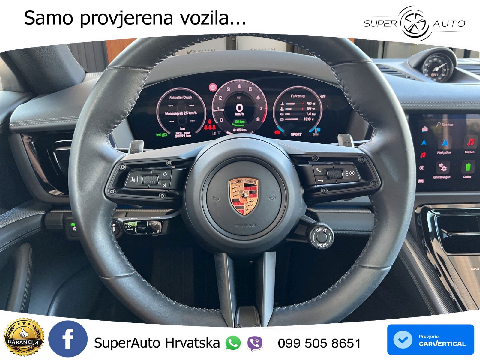 Porsche Panamera 4 2.9 V6 (470 KS) E-Hybrid PDK ACC+HEAD+4xGR SJED+360+PANO