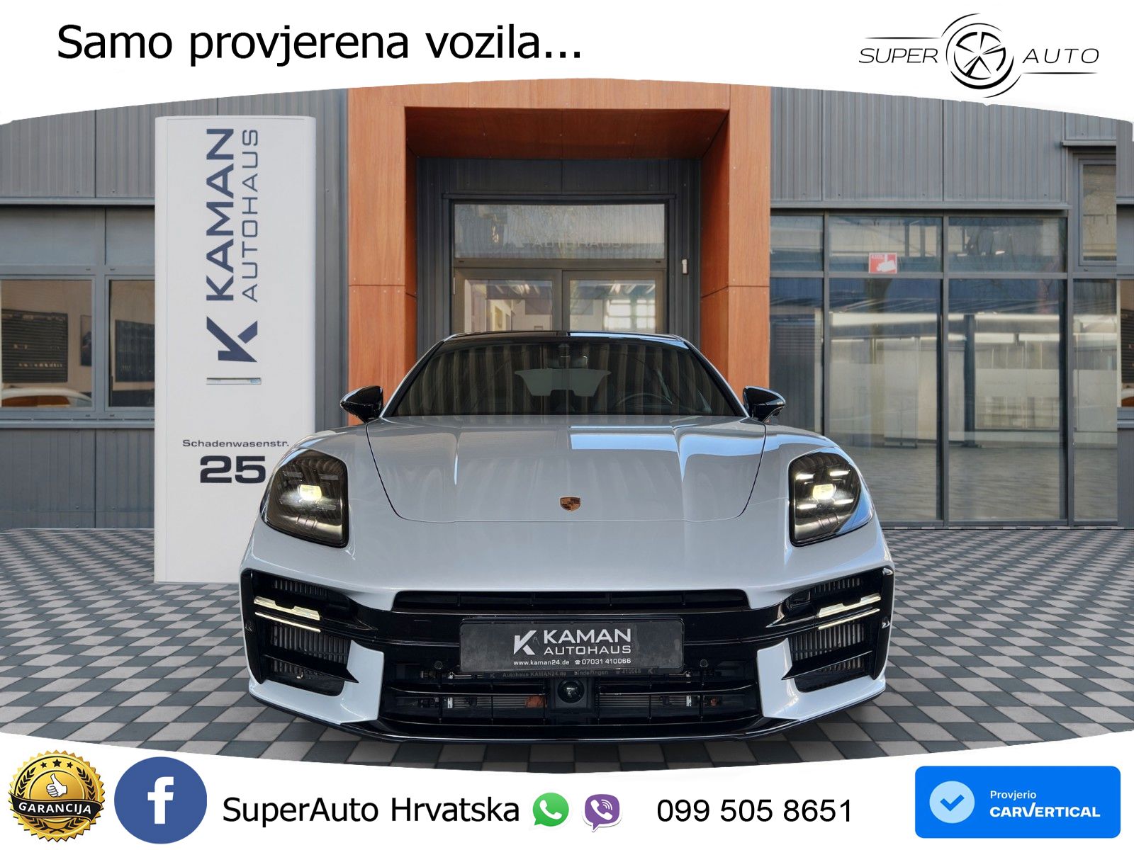 Porsche Panamera 4 2.9 V6 (470 KS) E-Hybrid PDK ACC+HEAD+4xGR SJED+360+PANO