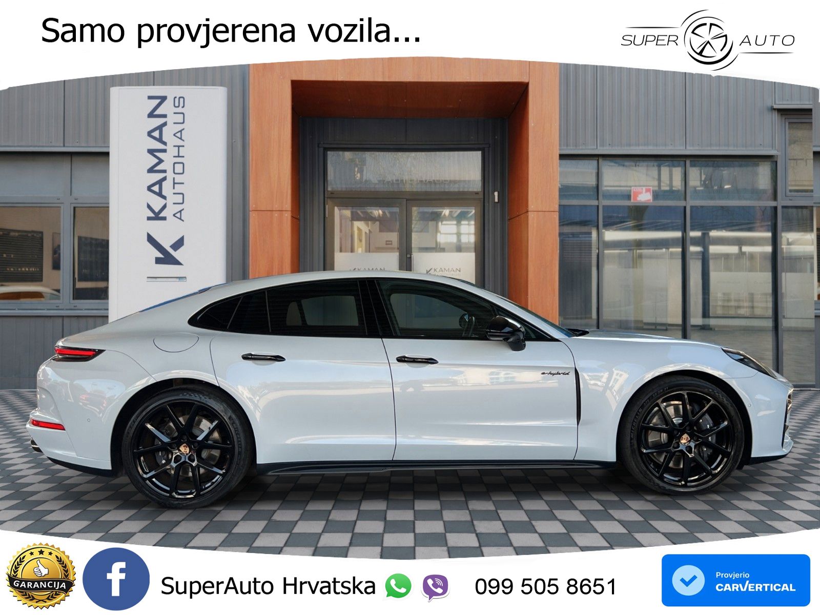 Porsche Panamera 4 2.9 V6 (470 KS) E-Hybrid PDK ACC+HEAD+4xGR SJED+360+PANO