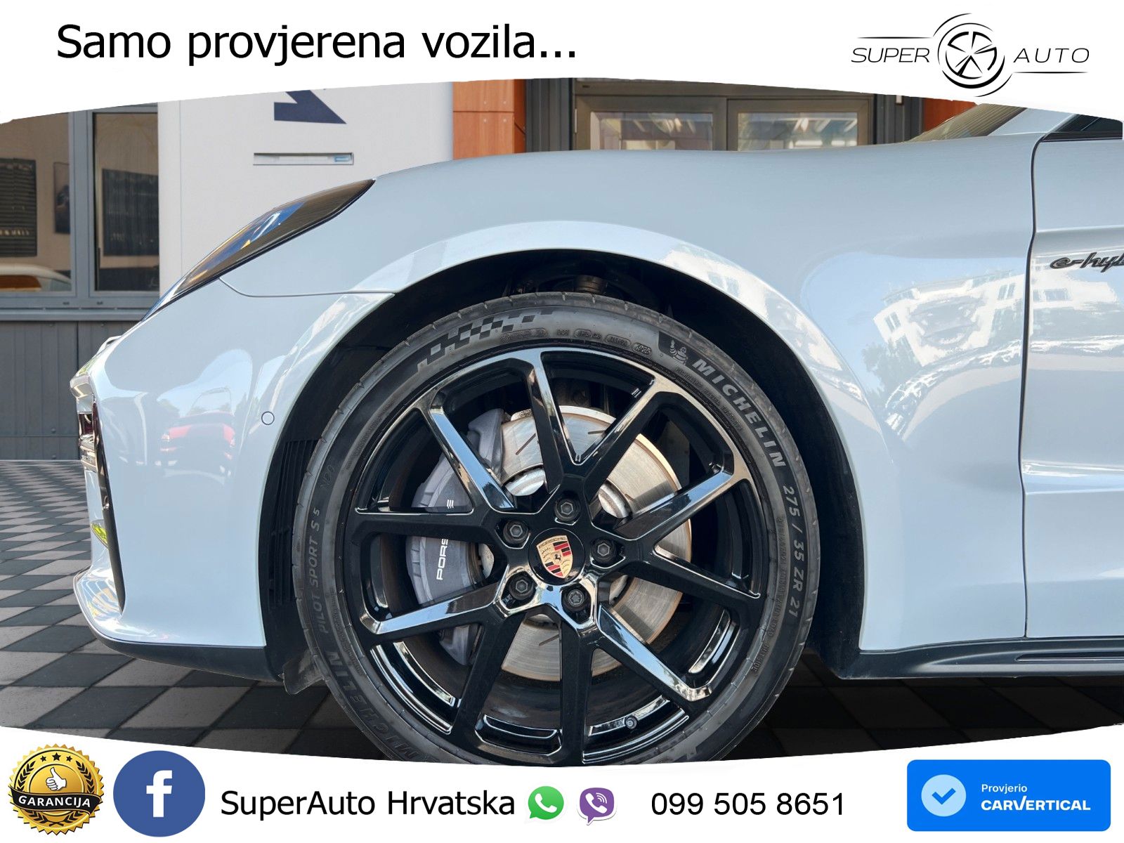 Porsche Panamera 4 2.9 V6 (470 KS) E-Hybrid PDK ACC+HEAD+4xGR SJED+360+PANO