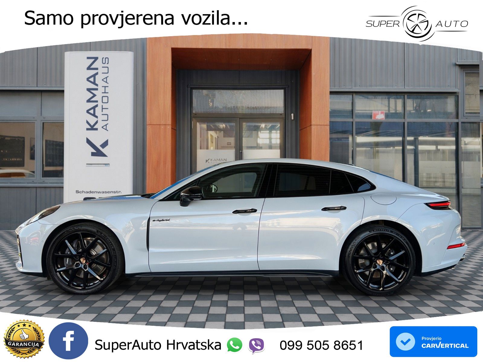 Porsche Panamera 4 2.9 V6 (470 KS) E-Hybrid PDK ACC+HEAD+4xGR SJED+360+PANO