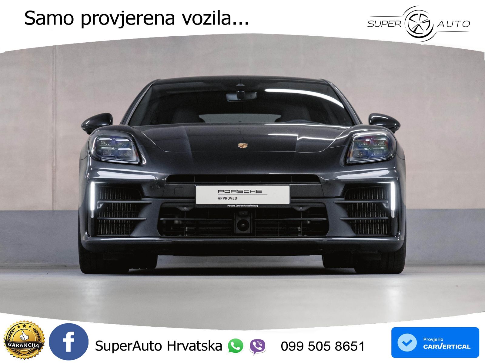 Porsche Panamera 4S 2.9 V6 (544 KS) E-Hybrid PDK ACC+HEAD+4xGR SJED+360+PANO