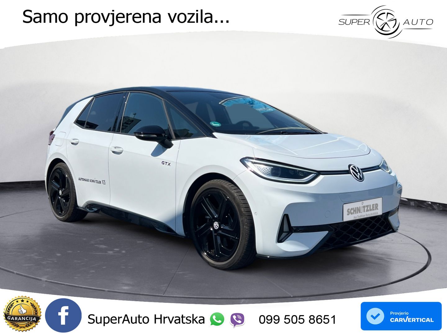 Volkswagen ID.3 GTX 84 kWh (286 KS) LED+GR SJED+ACC