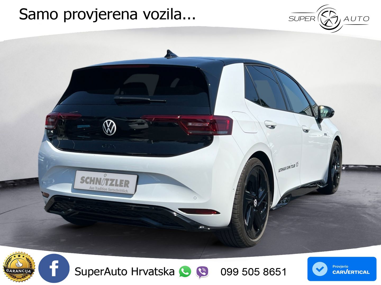 Volkswagen ID.3 GTX 84 kWh (286 KS) LED+GR SJED+ACC