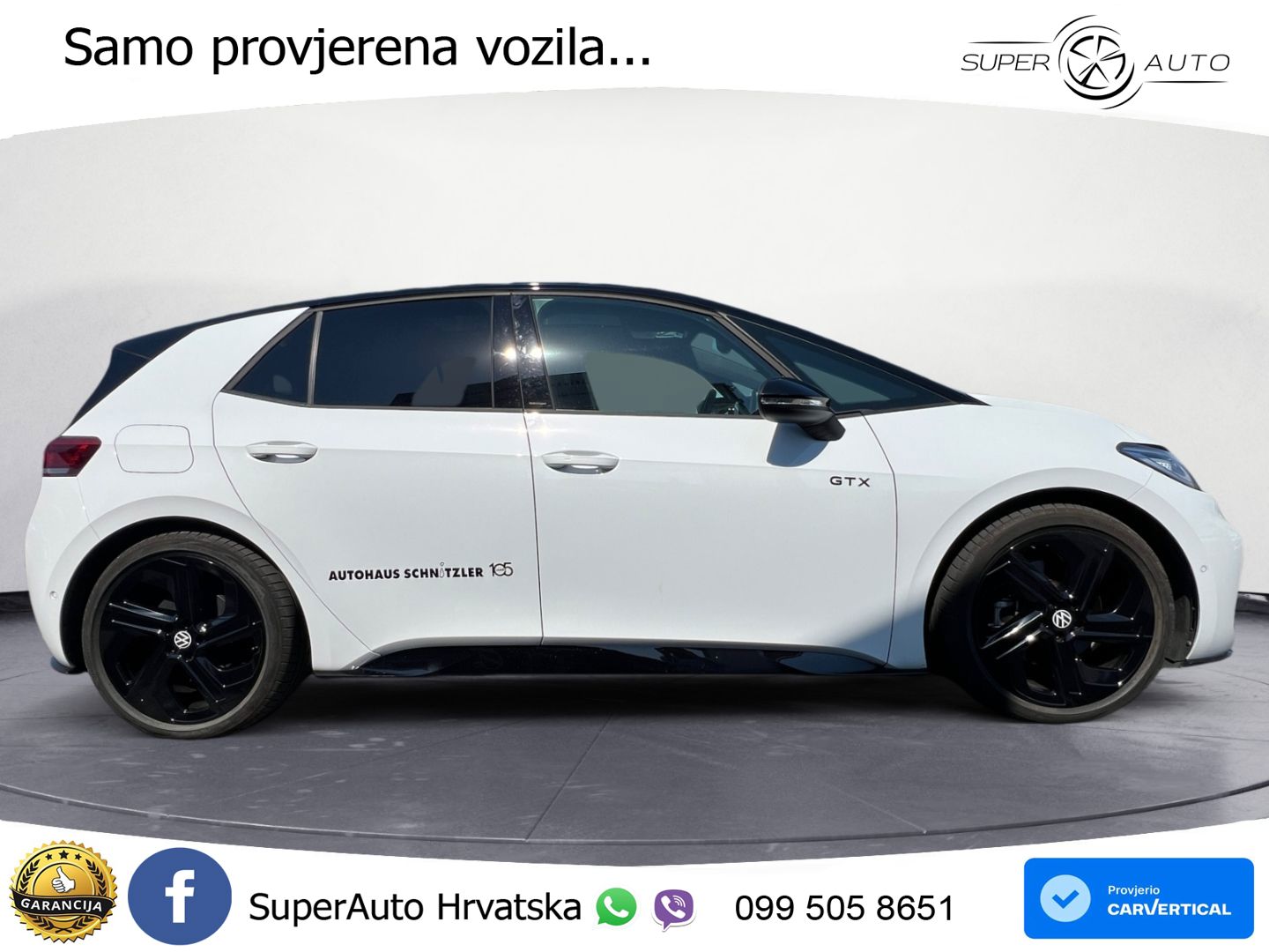 Volkswagen ID.3 GTX 84 kWh (286 KS) LED+GR SJED+ACC