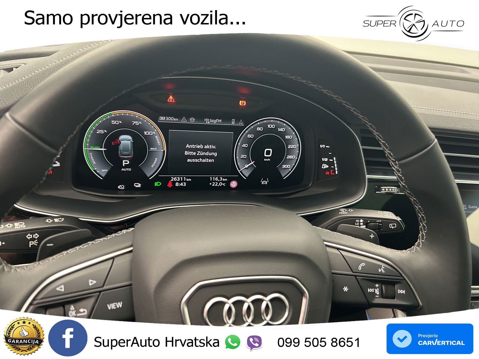 Audi Q8 55 TFSIe V6 (394 KS) quattro Tiptronic