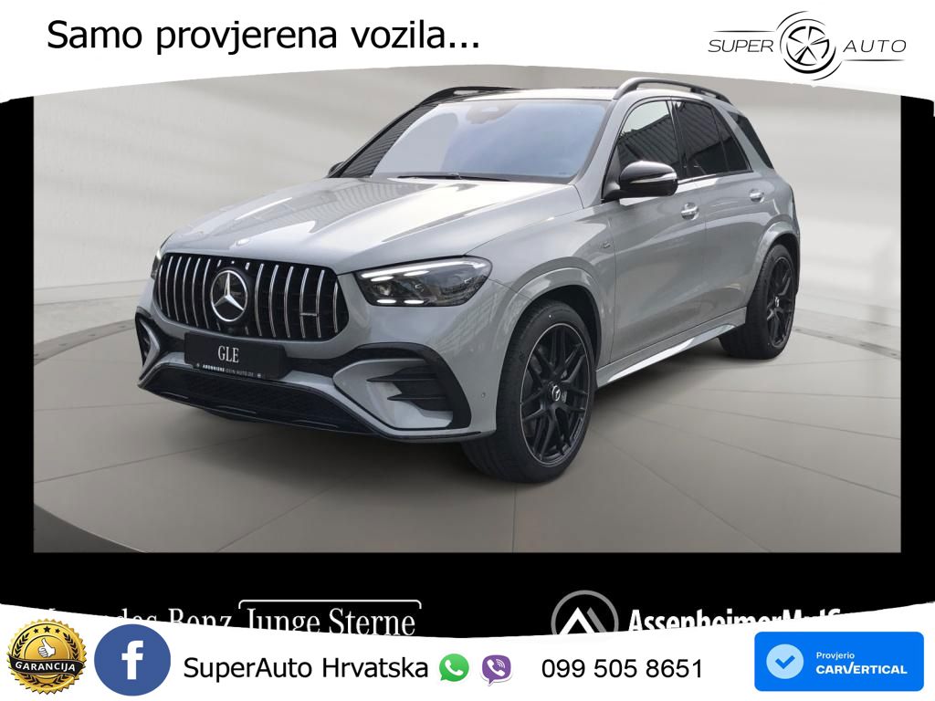 Mercedes AMG GLE 53 (435 KS) EQ Boost 4MATIC+ AMG SPEEDSHIFT TCT 9G LED+GR SJED+ACC