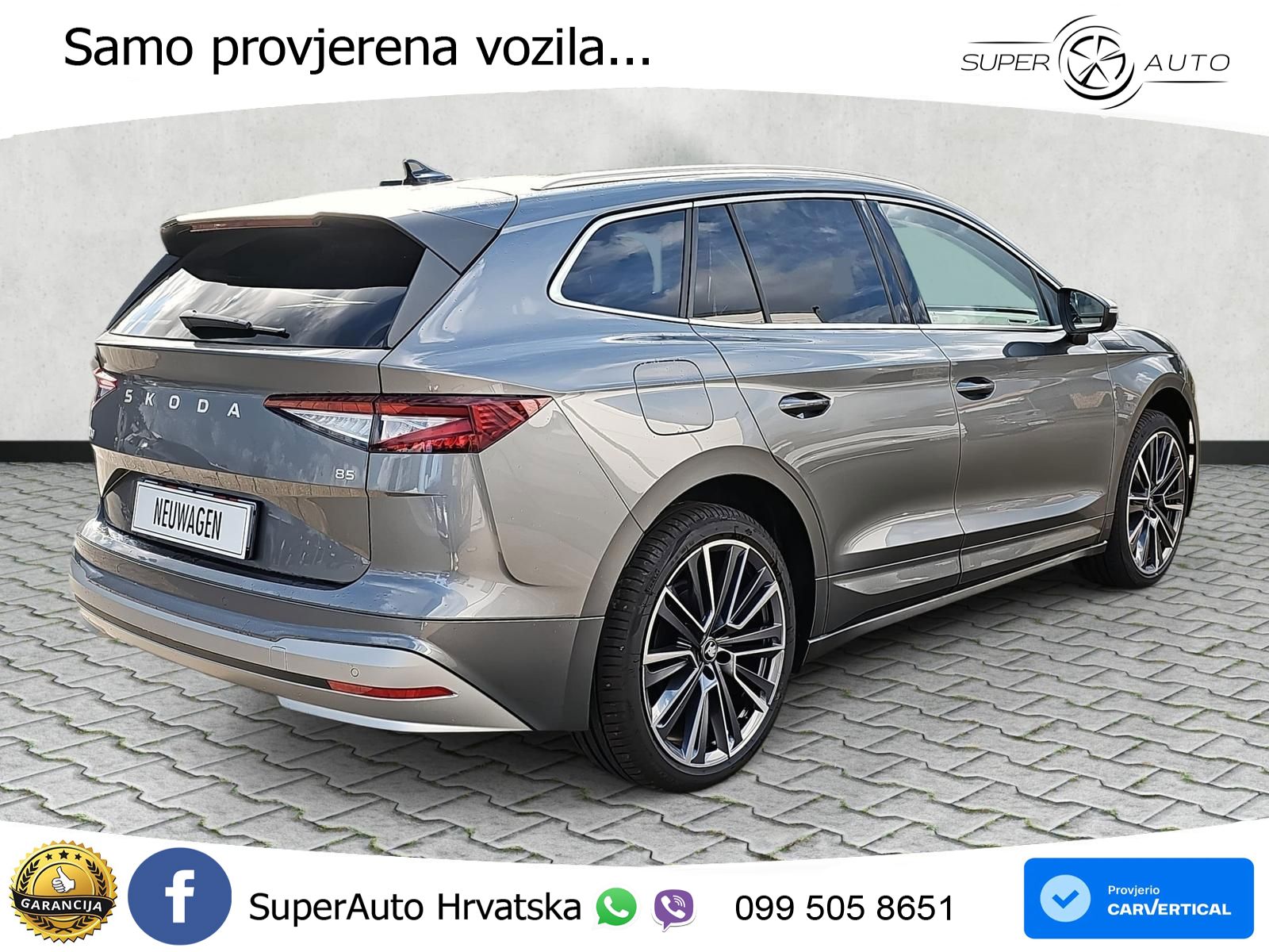 Škoda Enyaq 85 82 kWh (286 KS) Lounge LED+GR SJED+ACC