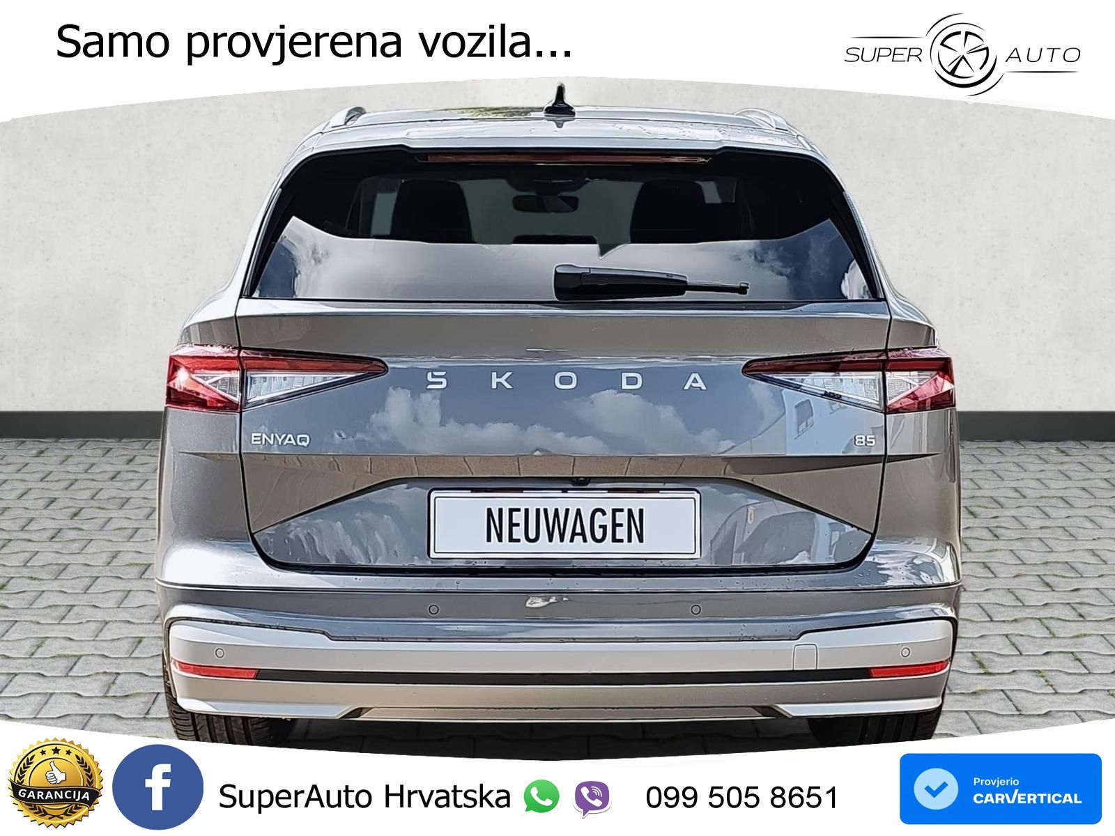 Škoda Enyaq 85 82 kWh (286 KS) Lounge LED+GR SJED+ACC