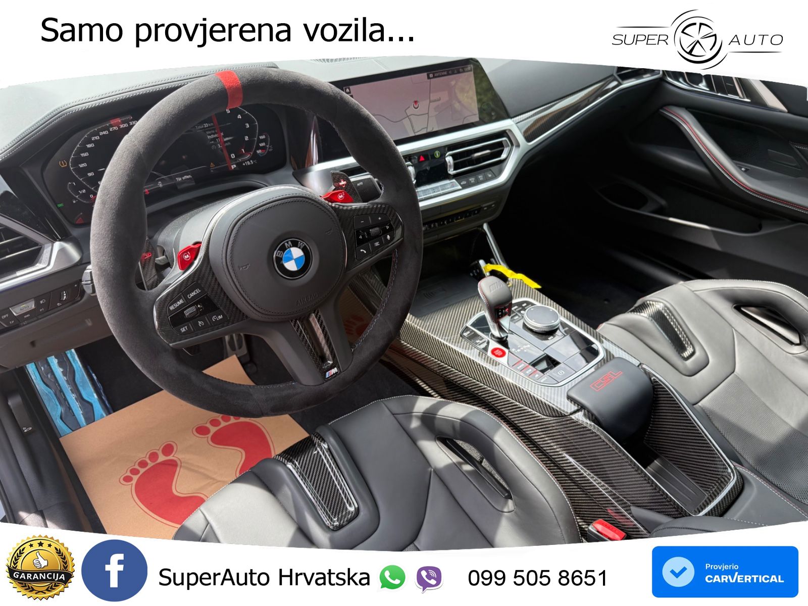 BMW M4 CS 3.0 (550 KS) xDrive Steptronic LED+GR SJED+ACC