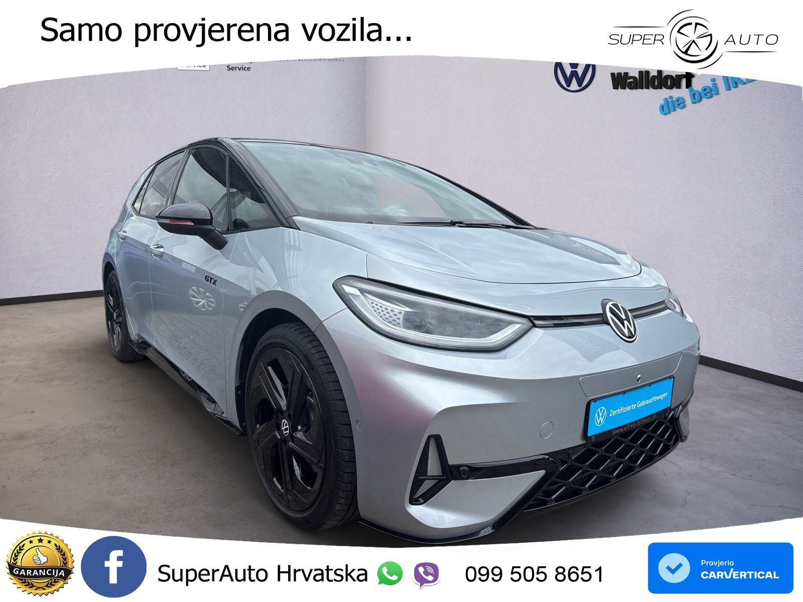 Volkswagen ID.3 GTX 84 kWh (286 KS) LED+GR SJED+ACC