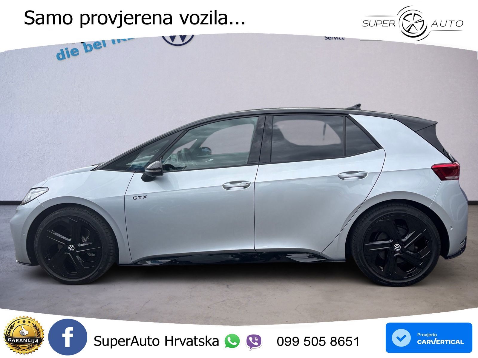 Volkswagen ID.3 GTX 84 kWh (286 KS) LED+GR SJED+ACC