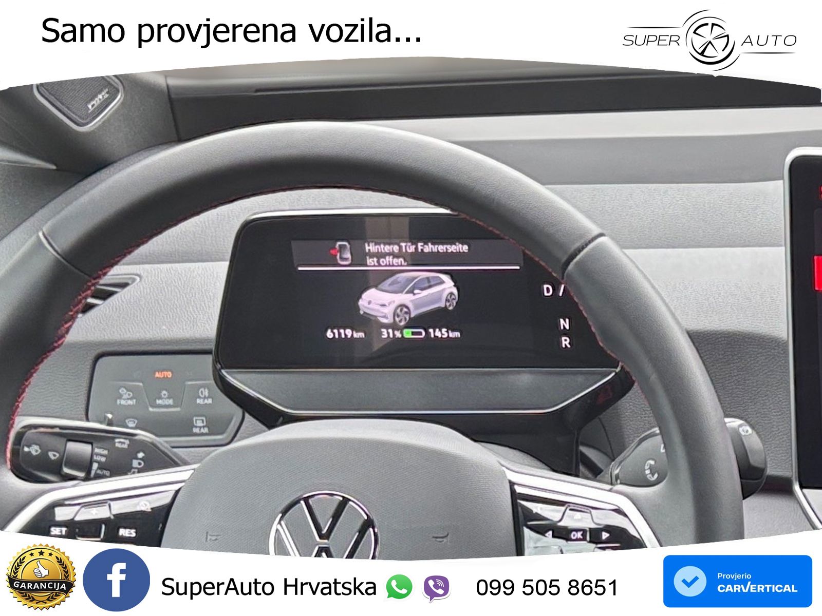 Volkswagen ID.3 GTX 84 kWh (286 KS) LED+GR SJED+ACC