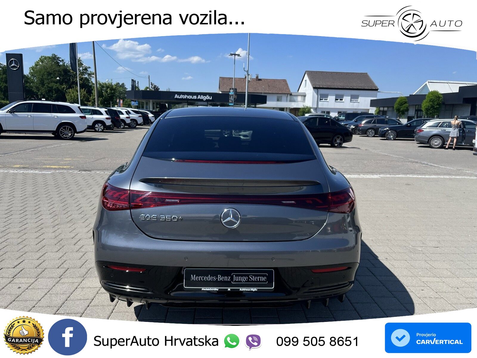 Mercedes EQE 350 98 kWh (292 KS)