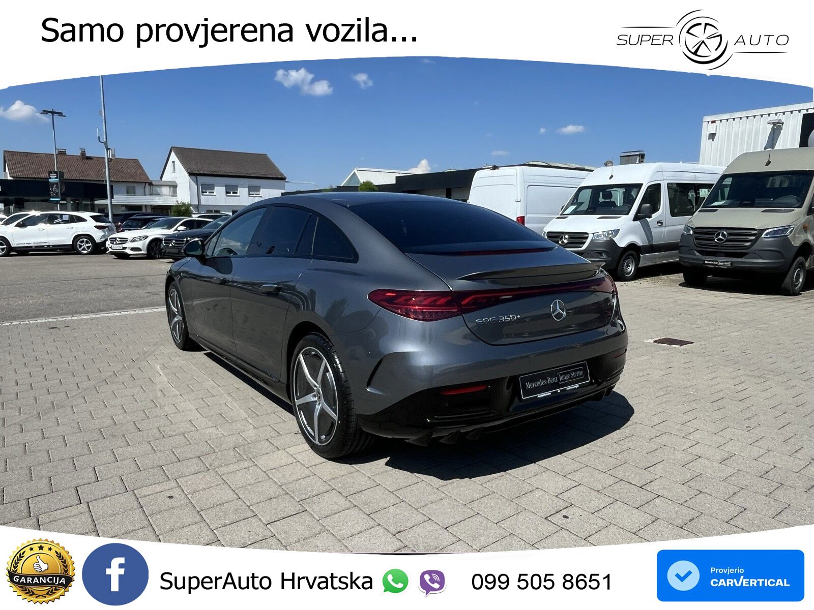 Mercedes EQE 350 98 kWh (292 KS)