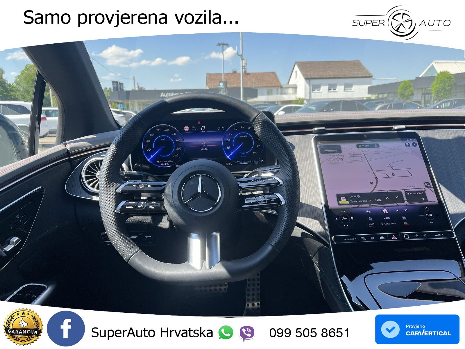 Mercedes EQE 350 98 kWh (292 KS)