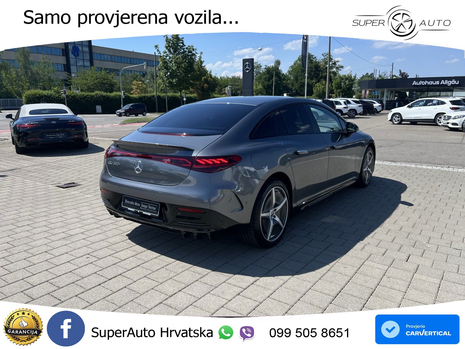 Mercedes EQE 350 98 kWh (292 KS)