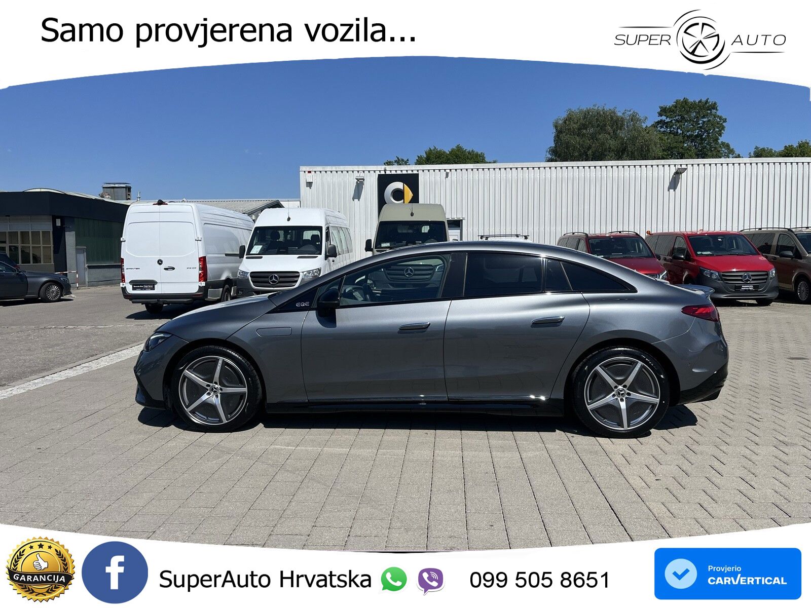 Mercedes EQE 350 98 kWh (292 KS)