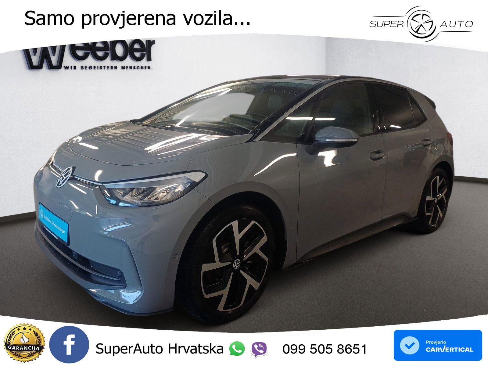 Volkswagen ID.3 Pro 62 kWh (204 KS)