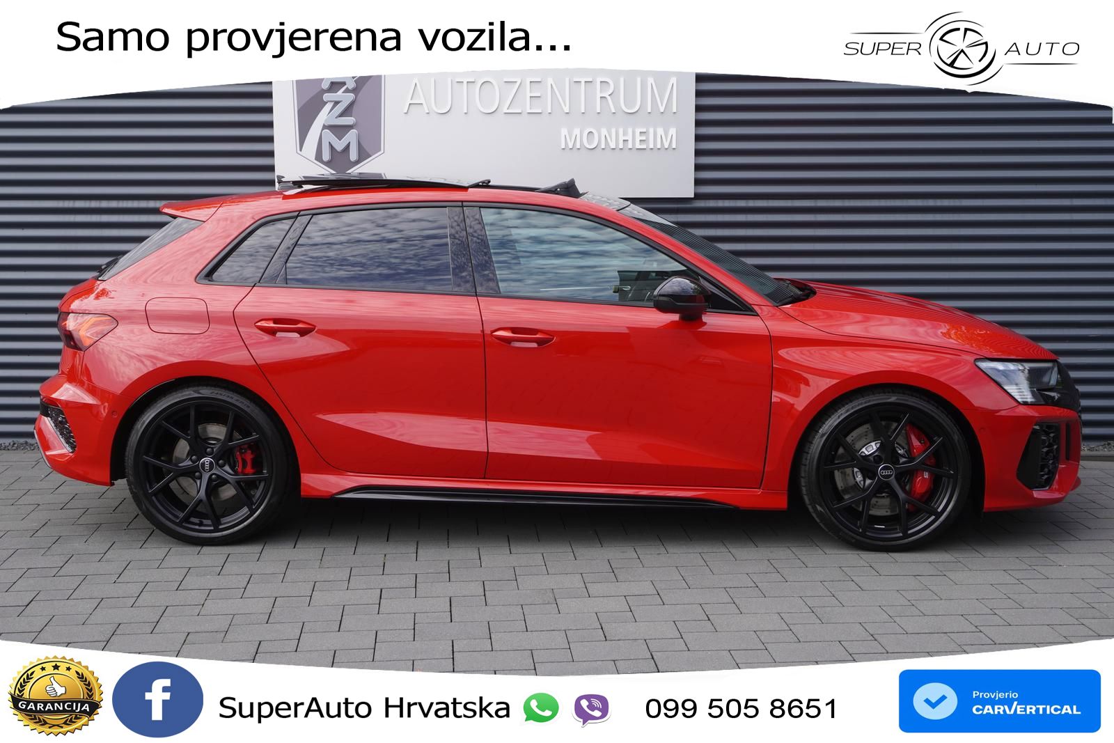 Audi RS3 Sportback 2.5 TFSI (400 KS) quattro S tronic