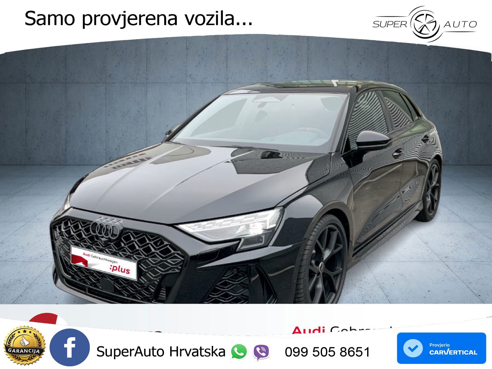 Audi RS3 Sportback 2.5 TFSI (400 KS) quattro S tronic LED+GR SJED+ACC