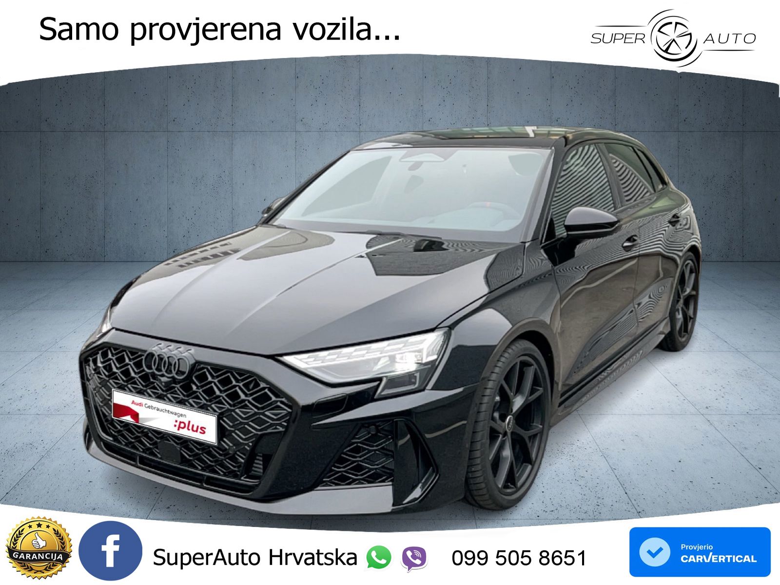 Audi RS3 Sportback 2.5 TFSI (400 KS) quattro S tronic LED+GR SJED+ACC