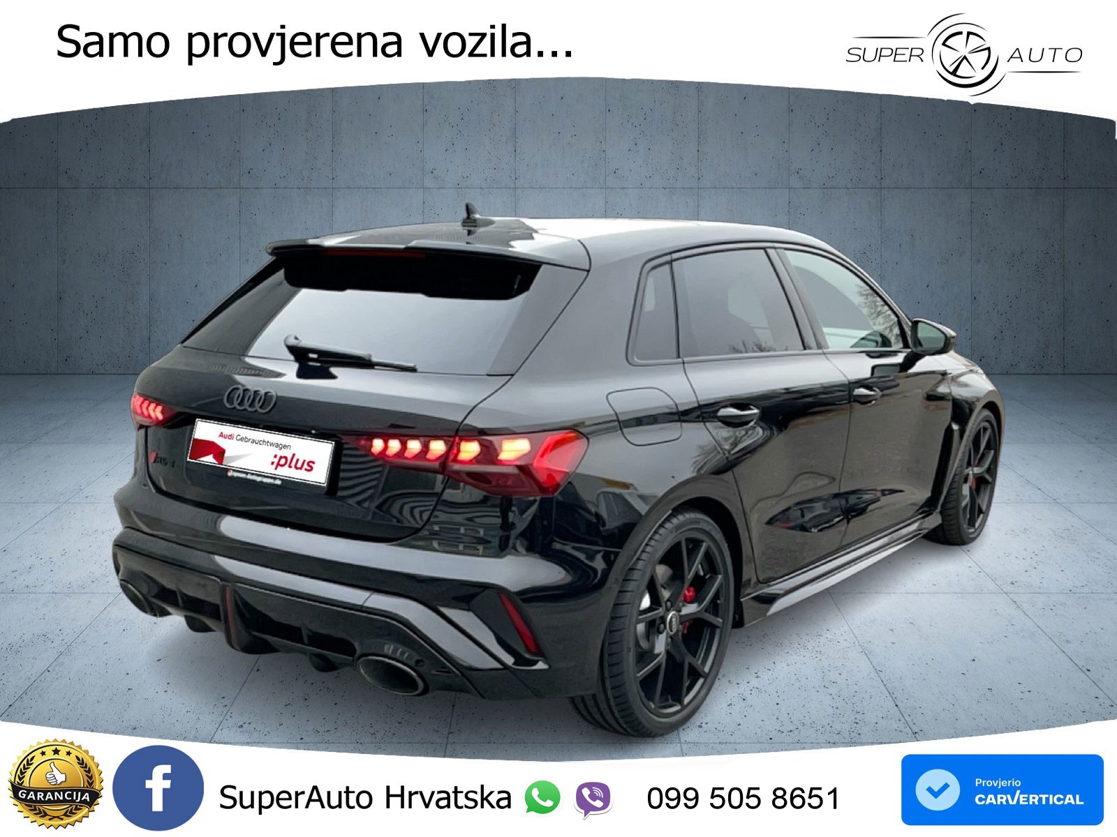 Audi RS3 Sportback 2.5 TFSI (400 KS) quattro S tronic LED+GR SJED+ACC