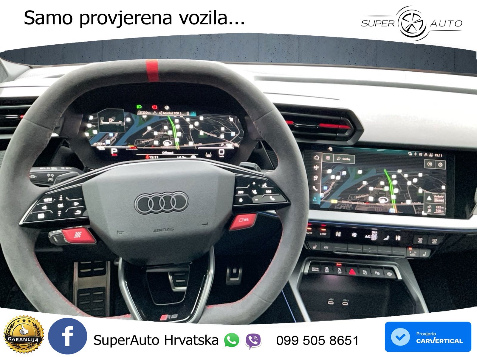 Audi RS3 Sportback 2.5 TFSI (400 KS) quattro S tronic LED+GR SJED+ACC