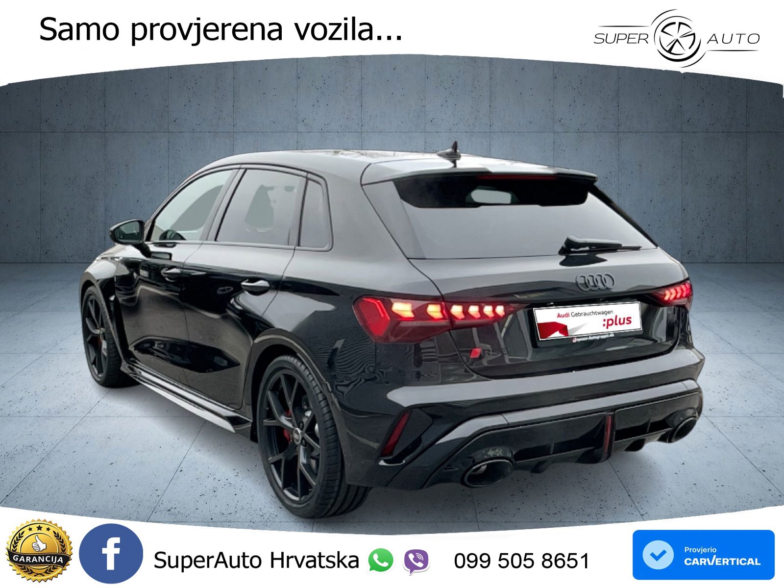 Audi RS3 Sportback 2.5 TFSI (400 KS) quattro S tronic LED+GR SJED+ACC