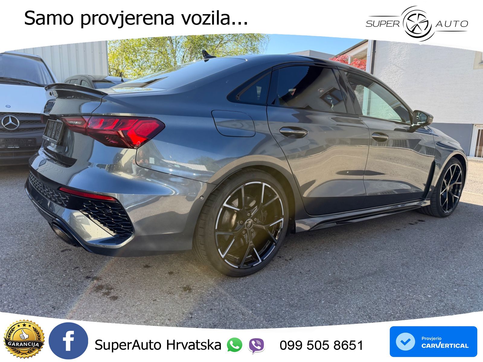 Audi RS3 Sedan 2.5 TFSI (400 KS) quattro S tronic LED+GR SJED+ACC