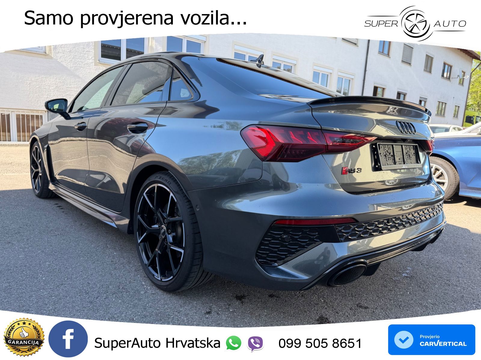 Audi RS3 Sedan 2.5 TFSI (400 KS) quattro S tronic LED+GR SJED+ACC