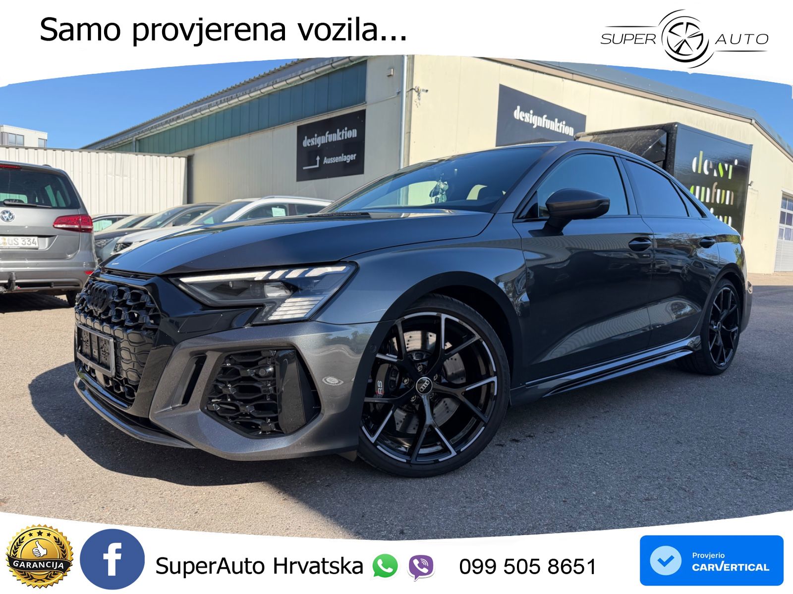 Audi RS3 Sedan 2.5 TFSI (400 KS) quattro S tronic LED+GR SJED+ACC