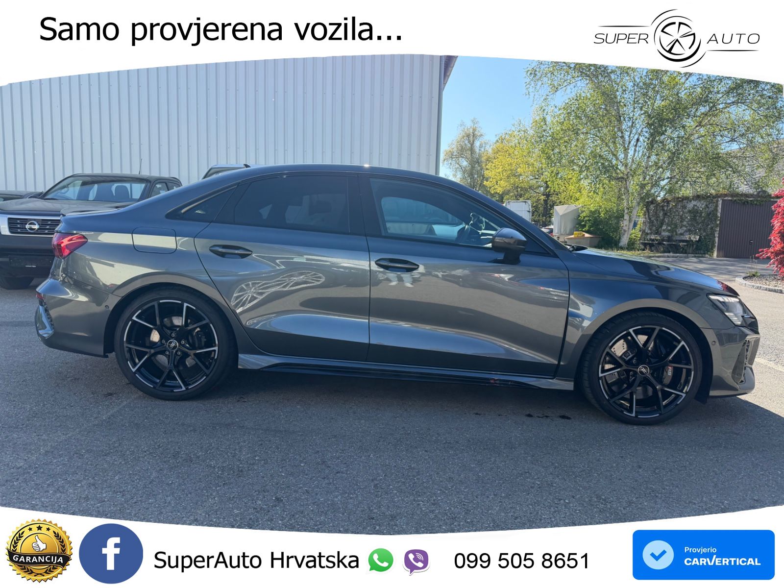 Audi RS3 Sedan 2.5 TFSI (400 KS) quattro S tronic LED+GR SJED+ACC