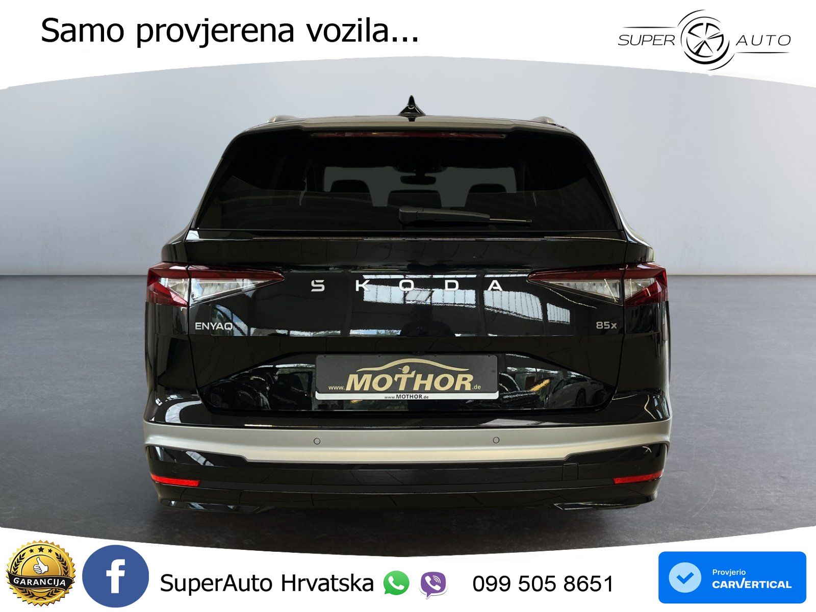 Škoda Enyaq 85x 82 kWh (286 KS) AWD