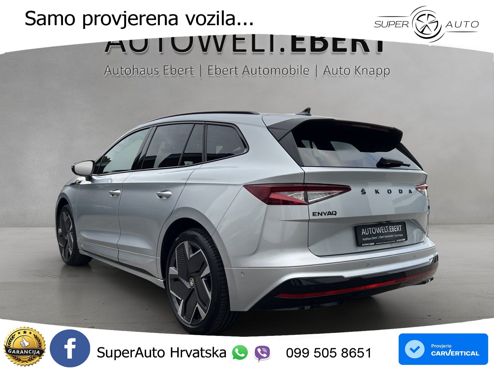 Škoda Enyaq iV RS 82 kWh (299 KS) AWD Lounge LED+GR SJED+ACC