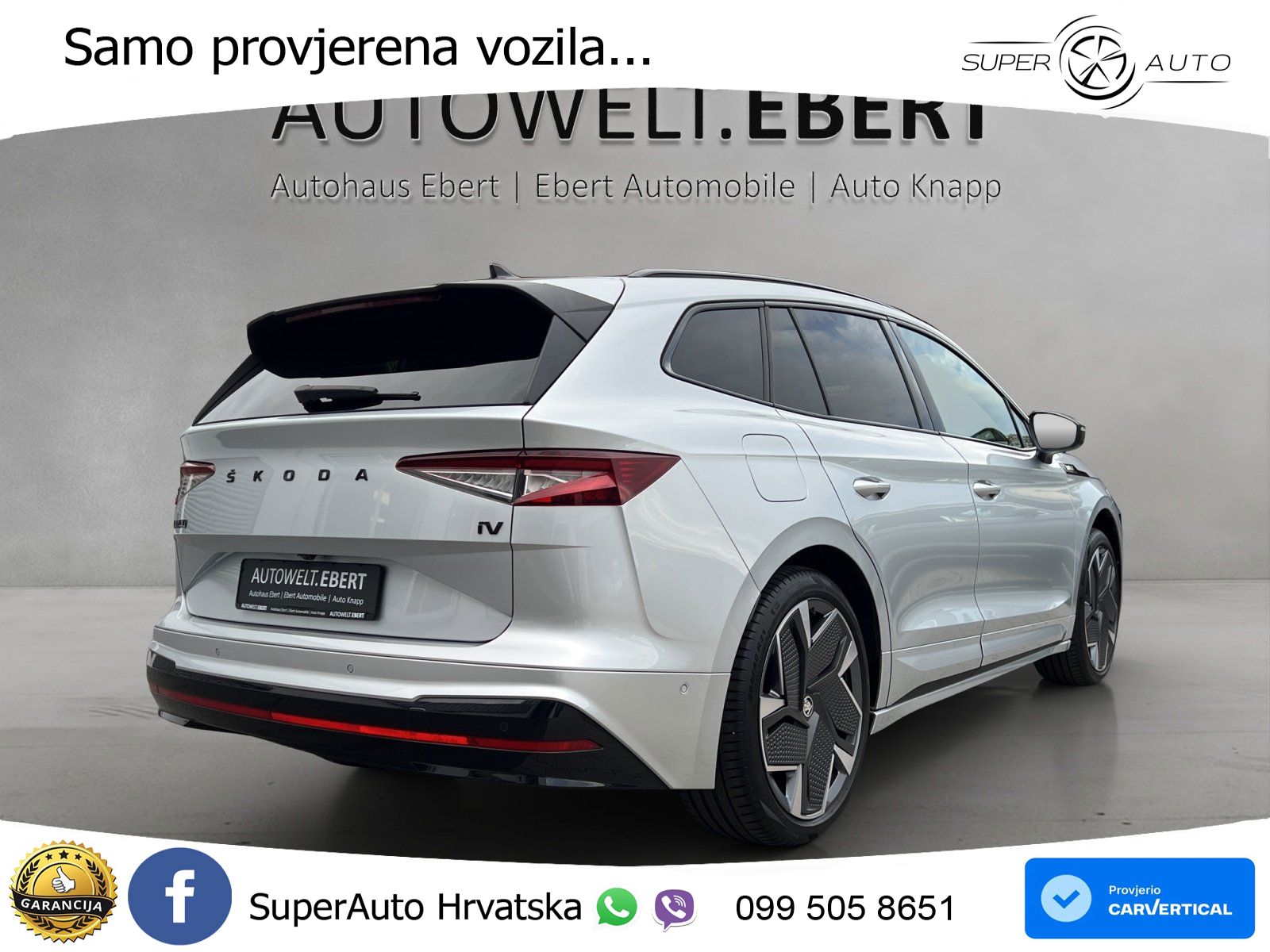 Škoda Enyaq iV RS 82 kWh (299 KS) AWD Lounge LED+GR SJED+ACC