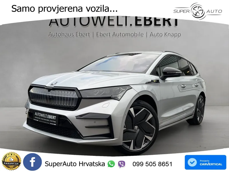 Škoda Enyaq iV RS 82 kWh (299 KS) AWD Lounge LED+GR SJED+ACC