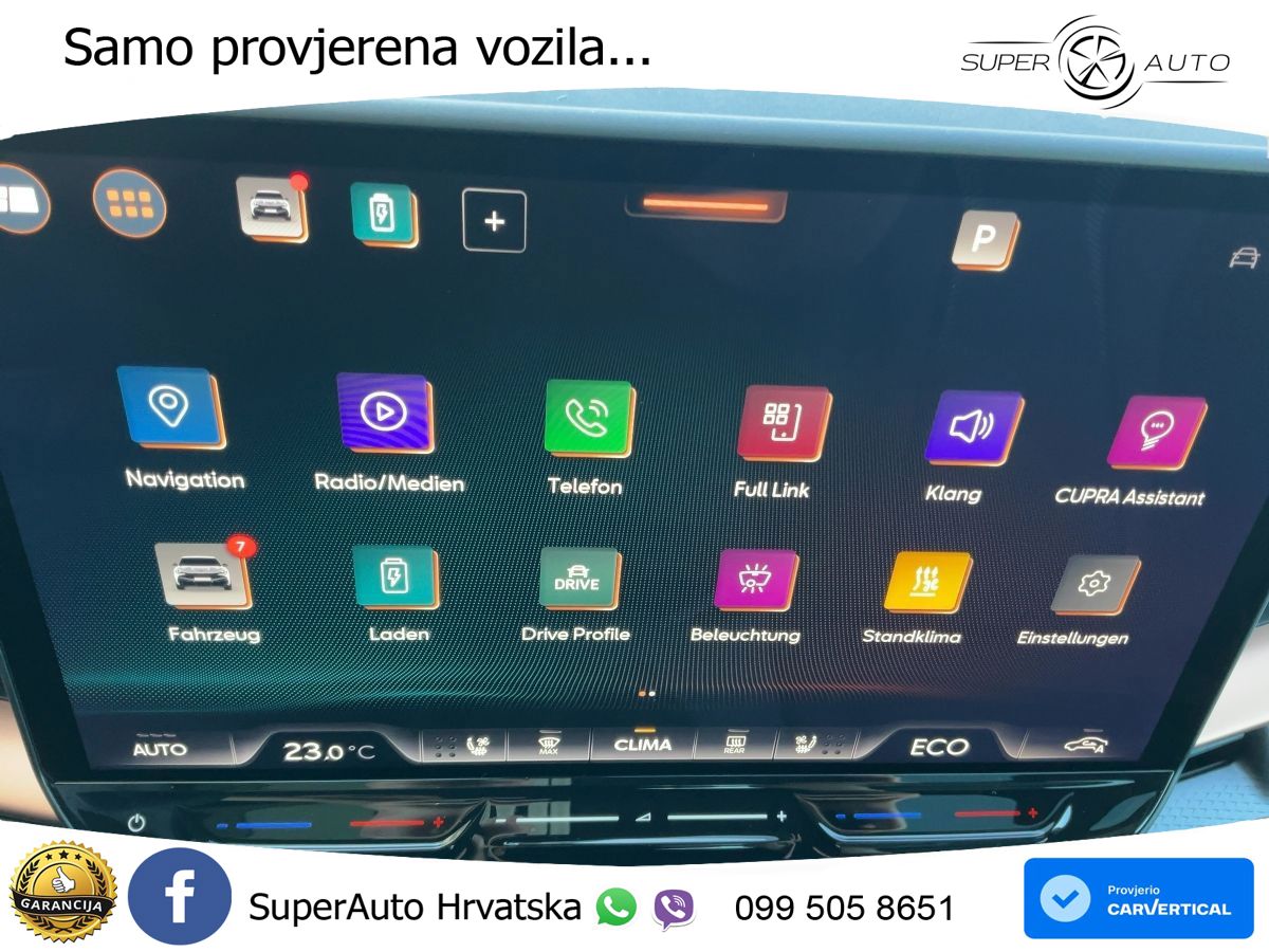 Cupra Tavascan 82 kWh (340 KS)  4WD VZ LED+GR SJED+ACC