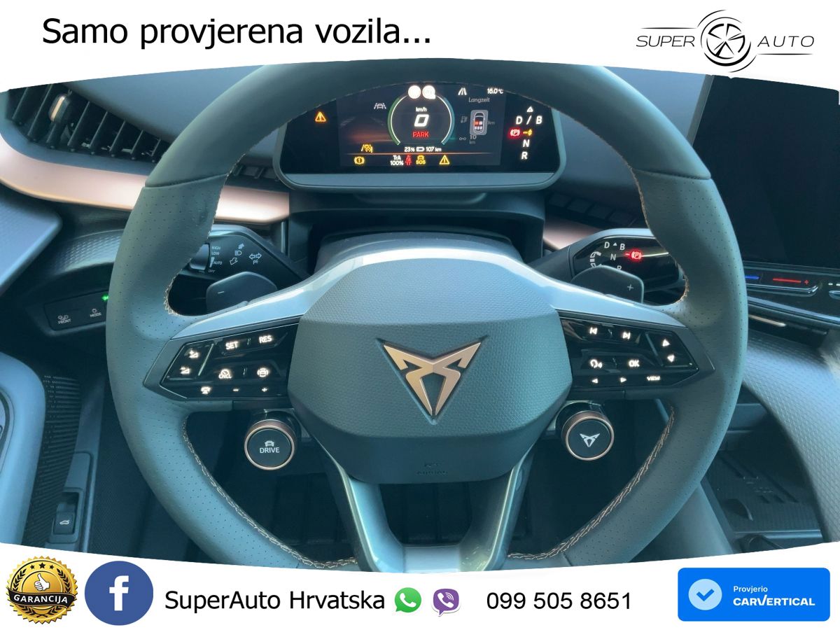 Cupra Tavascan 82 kWh (340 KS)  4WD VZ LED+GR SJED+ACC
