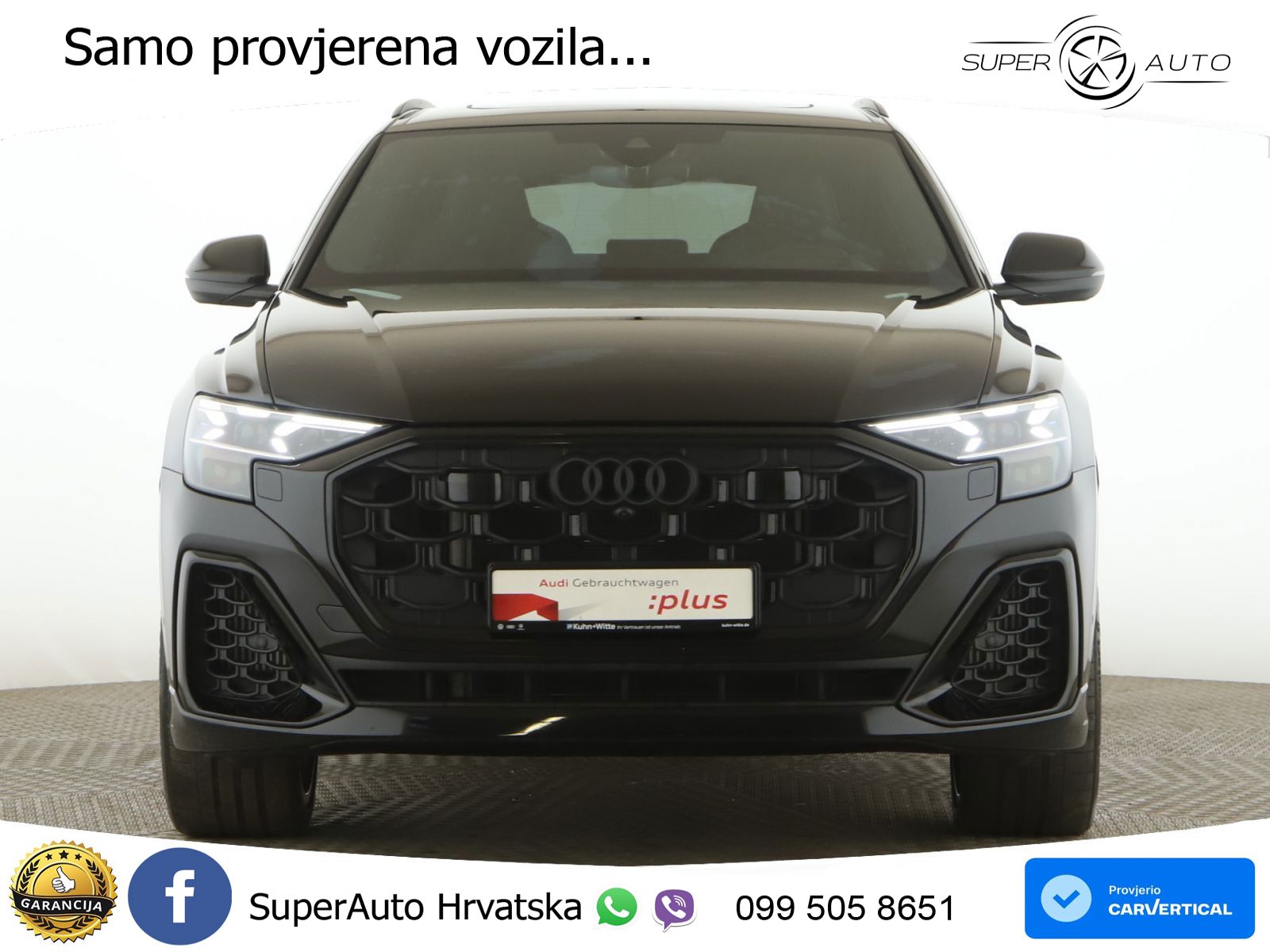 Audi Q8 55 TFSIe V6 (394 KS) quattro Tiptronic S line LED+GR SJED+ACC