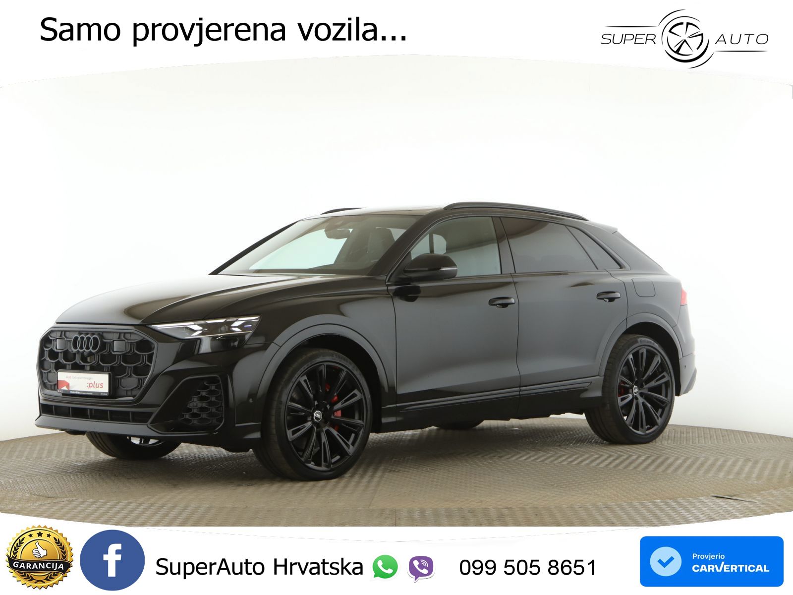Audi Q8 55 TFSIe V6 (394 KS) quattro Tiptronic S line LED+GR SJED+ACC