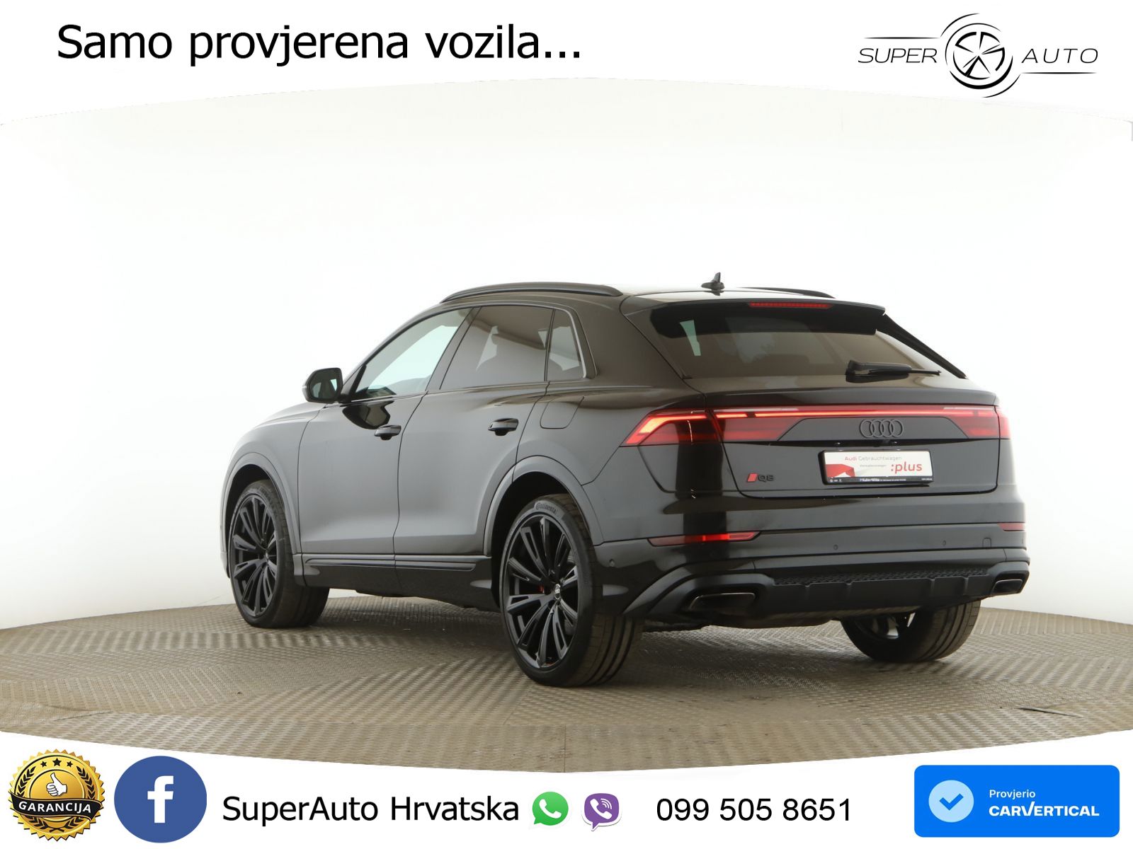 Audi Q8 55 TFSIe V6 (394 KS) quattro Tiptronic S line LED+GR SJED+ACC