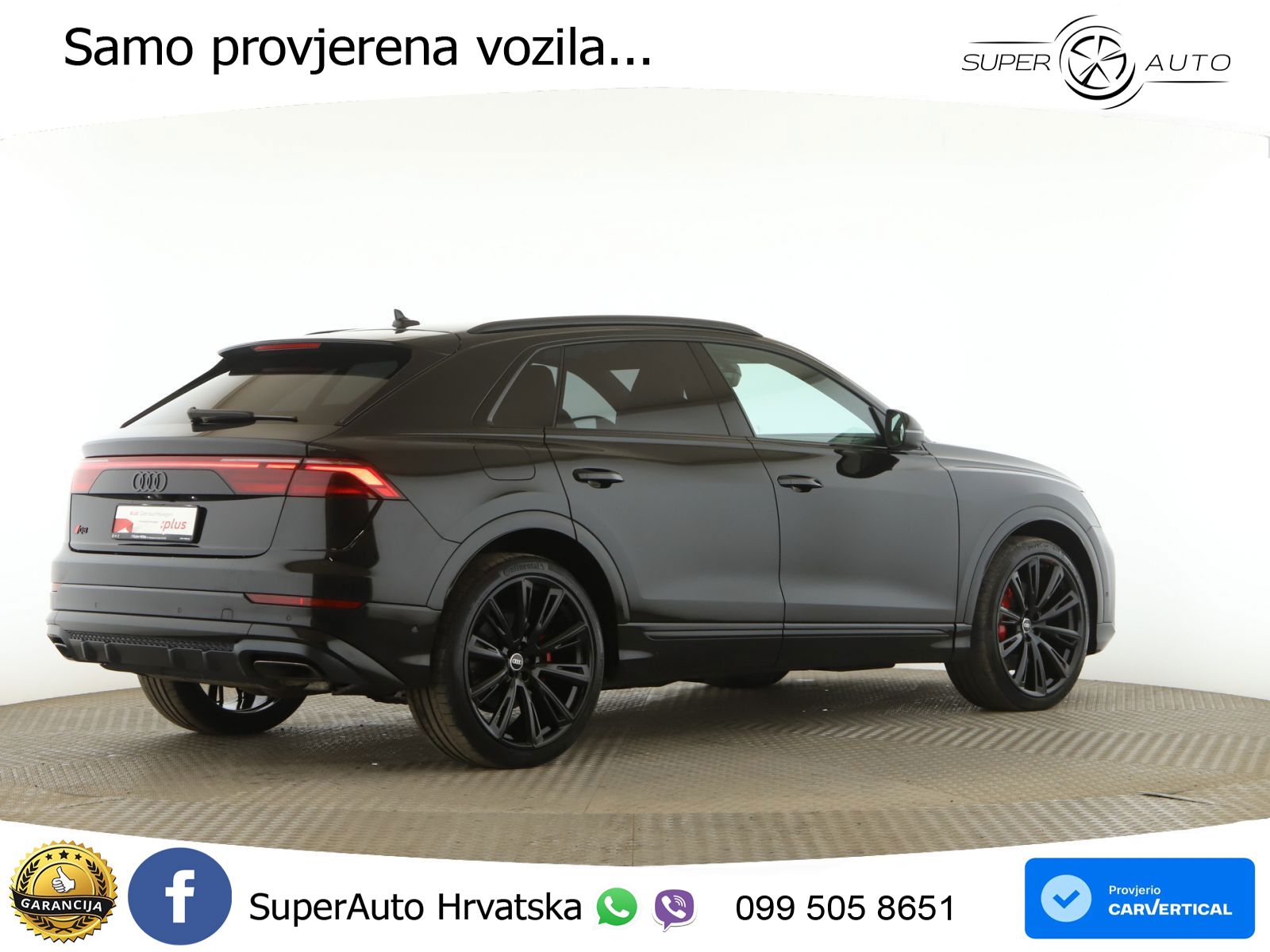 Audi Q8 55 TFSIe V6 (394 KS) quattro Tiptronic S line LED+GR SJED+ACC