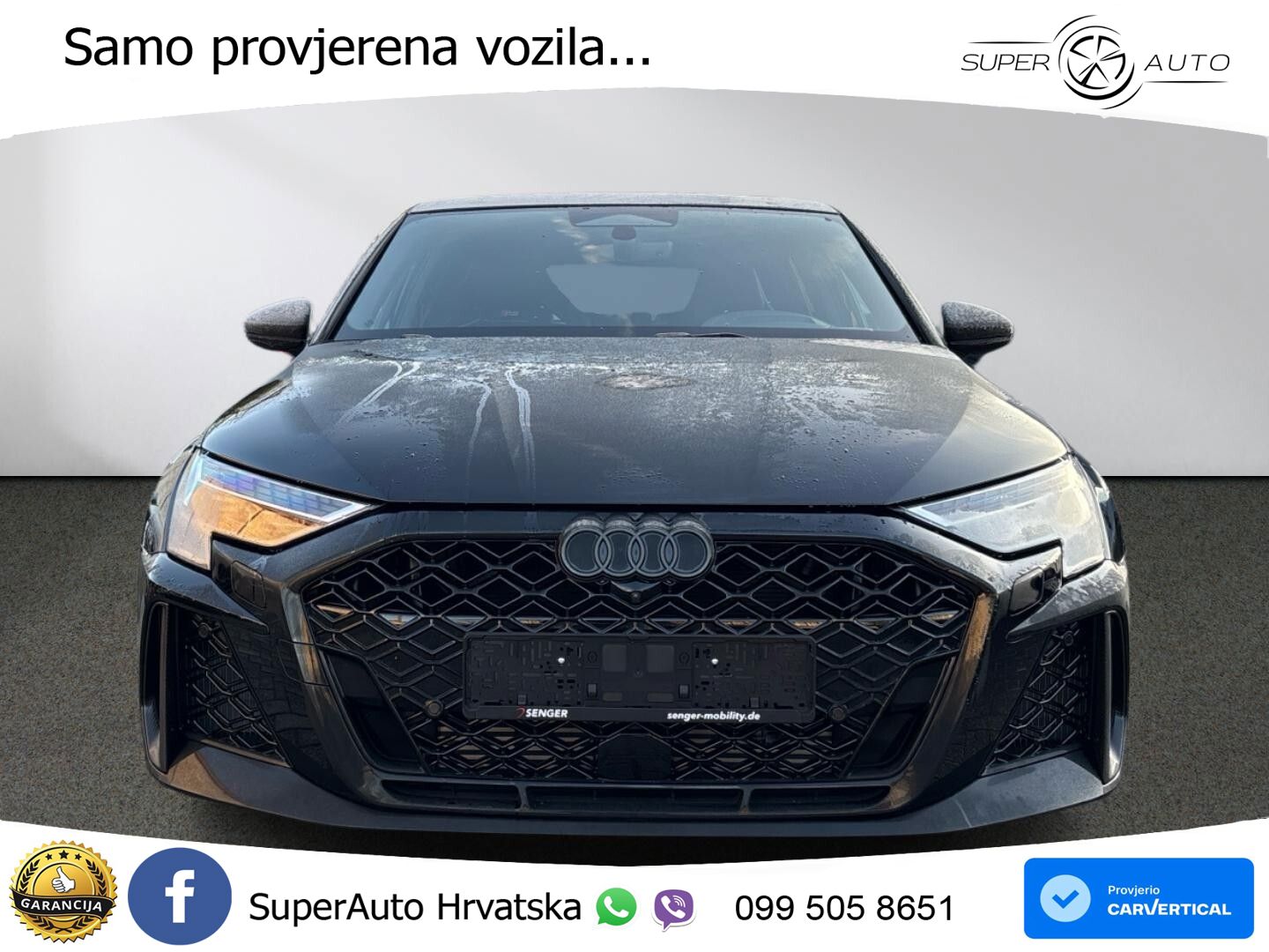 Audi RS3 Sedan 2.5 TFSI (400 KS) quattro S tronic LED+GR SJED+ACC