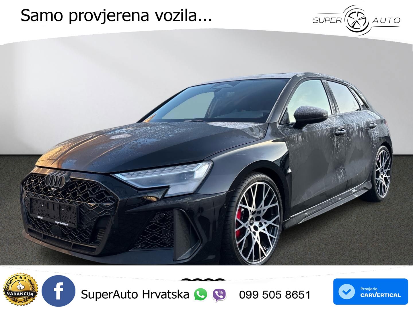 Audi RS3 Sedan 2.5 TFSI (400 KS) quattro S tronic LED+GR SJED+ACC