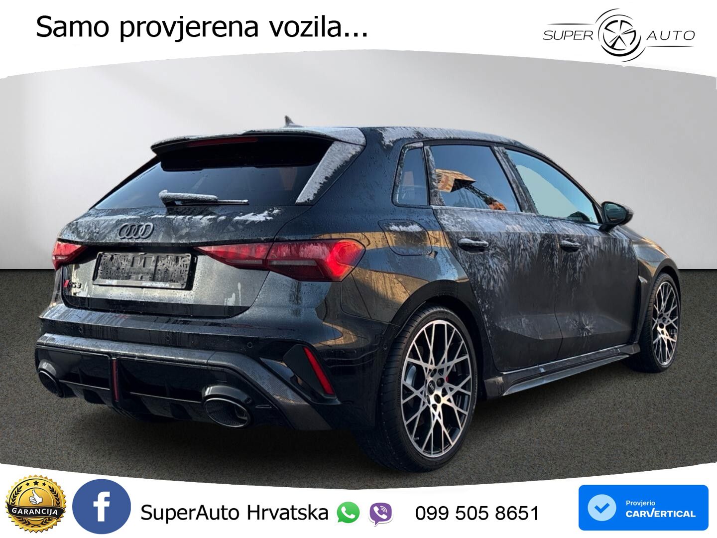 Audi RS3 Sedan 2.5 TFSI (400 KS) quattro S tronic LED+GR SJED+ACC