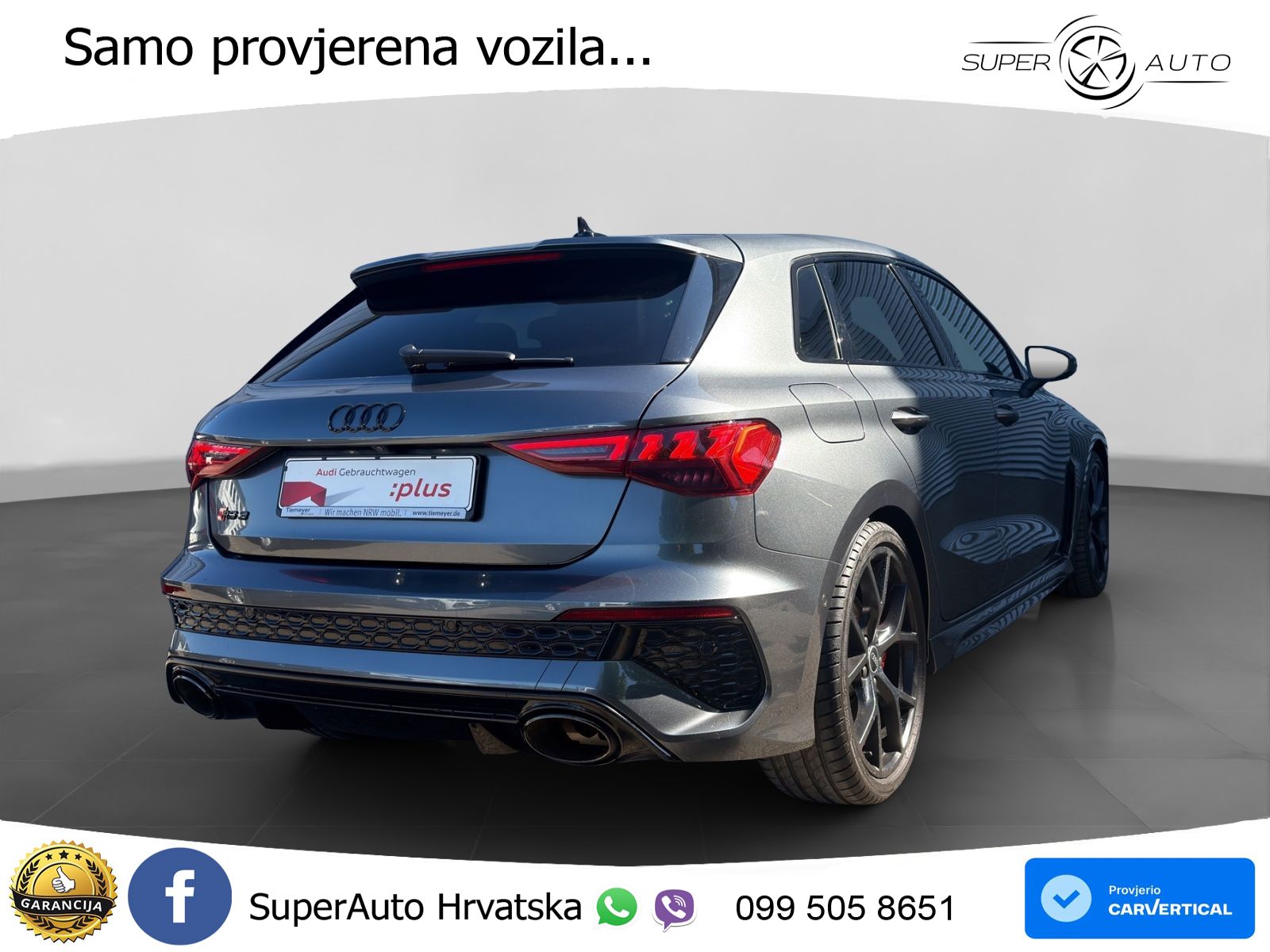Audi RS3 Sportback 2.5 TFSI (400 KS) quattro S tronic LED+GR SJED+ACC