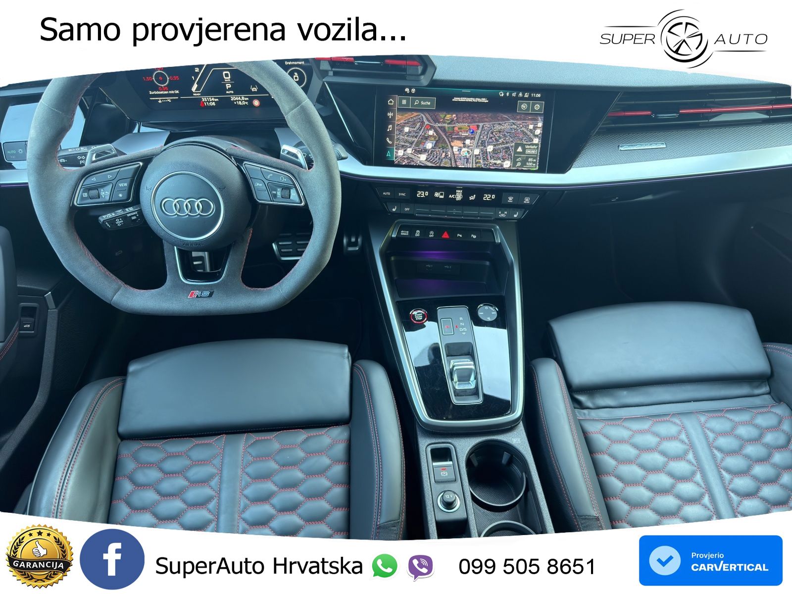 Audi RS3 Sportback 2.5 TFSI (400 KS) quattro S tronic LED+GR SJED+ACC