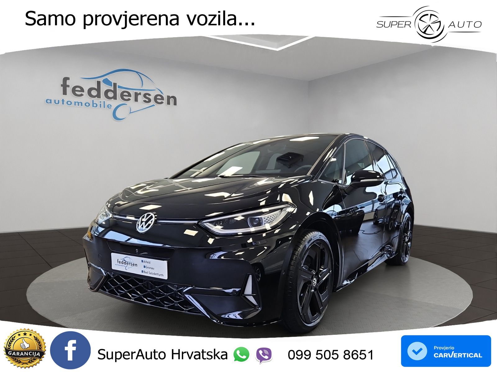 Volkswagen ID.3 GTX 84 kWh (286 KS) LED+GR SJED+ACC