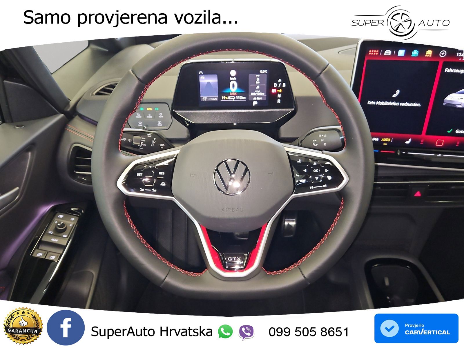 Volkswagen ID.3 GTX 84 kWh (286 KS) LED+GR SJED+ACC